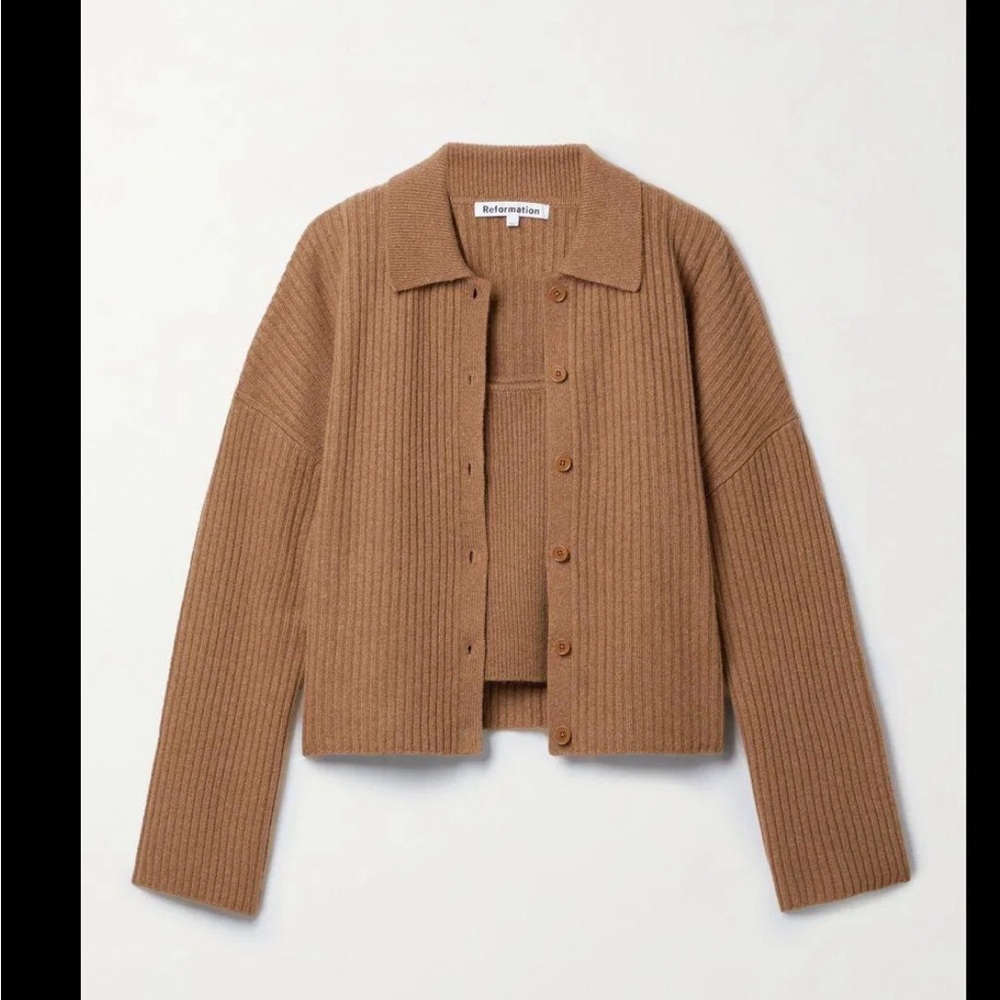 Reformation Frida Cardigan- cashmere